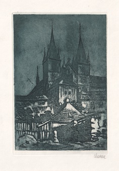 Gustav S. Maran - grafika, lept