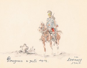 Antonín Dvořáček - kresba